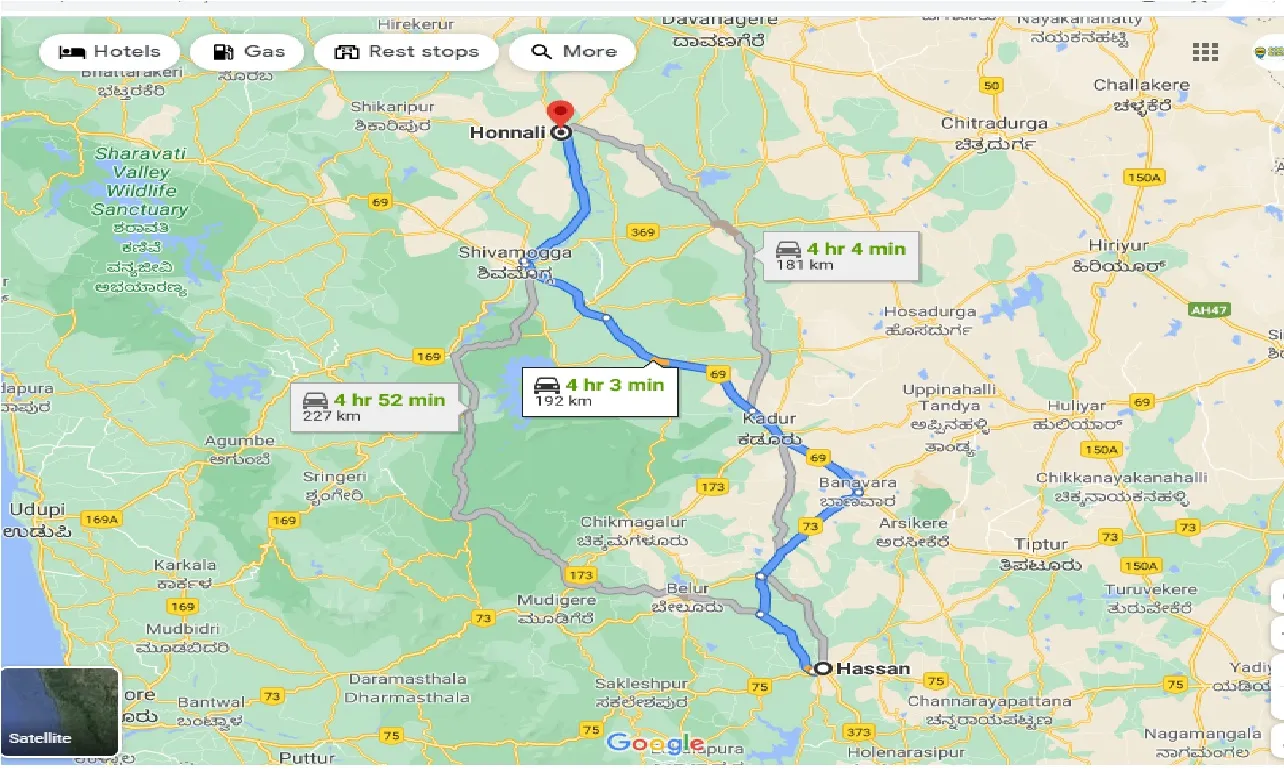 hassan-to-honnali-taxi