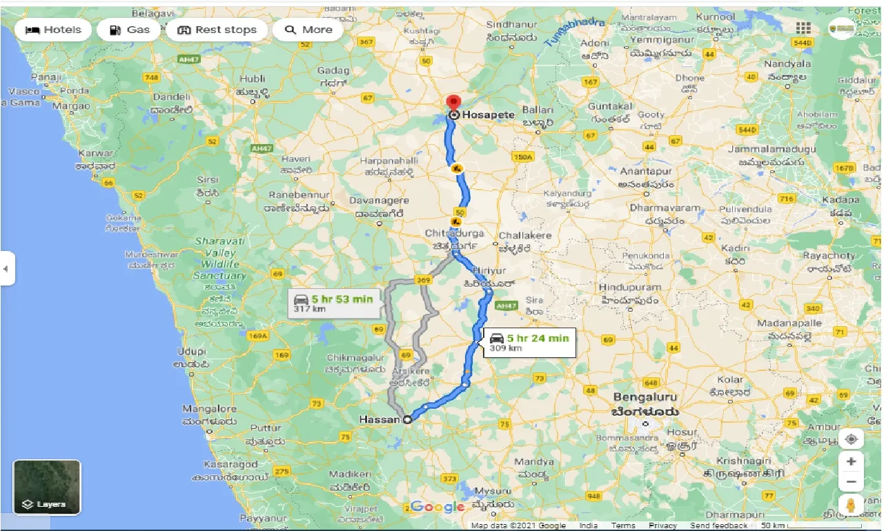 hassan-to-hospet-one-way