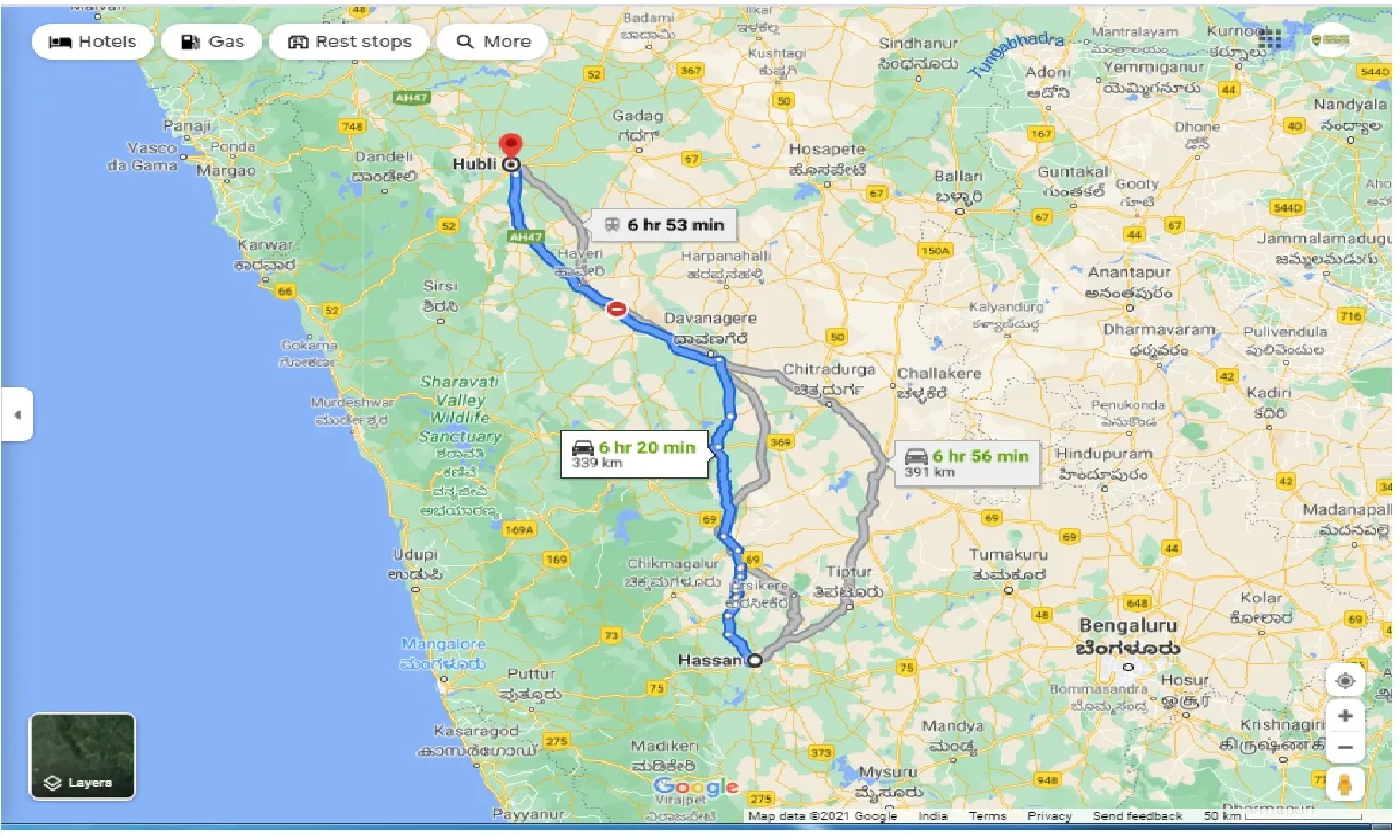 hassan-to-hubli-outstation