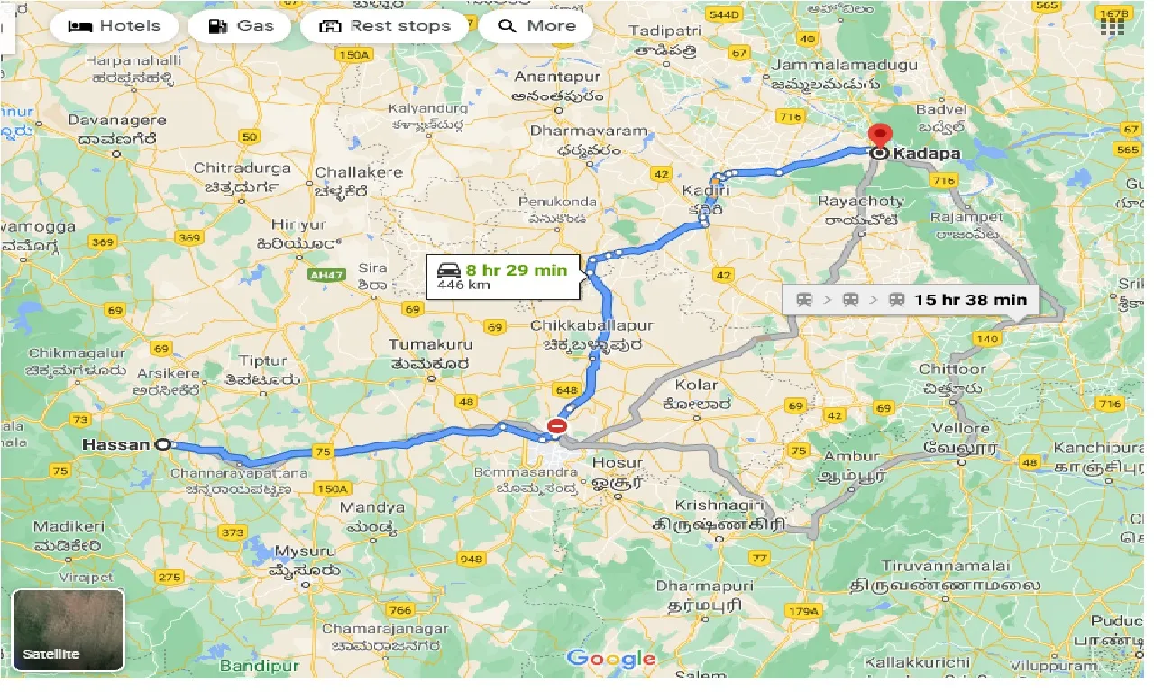 hassan-to-kadapa-taxi