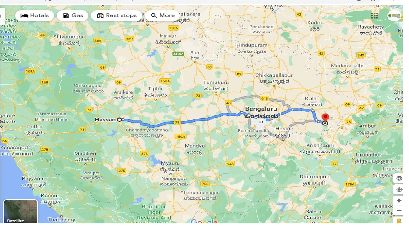 hassan-to-kolar-gold-fields-one-way