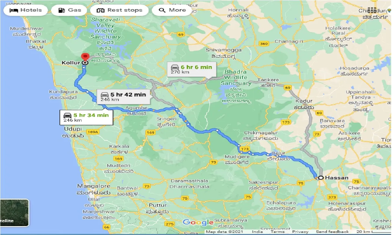 hassan-to-kollur-one-way