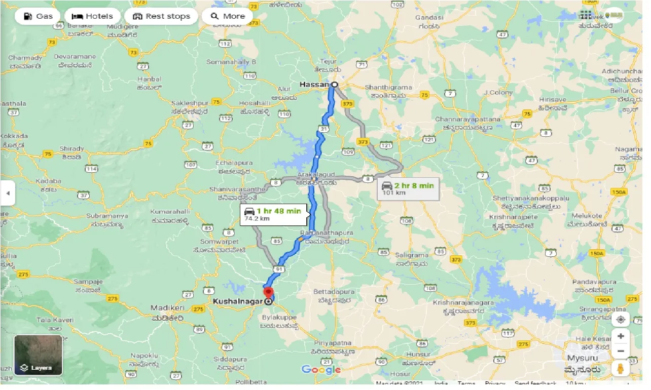 hassan-to-kushalnagar-one-way