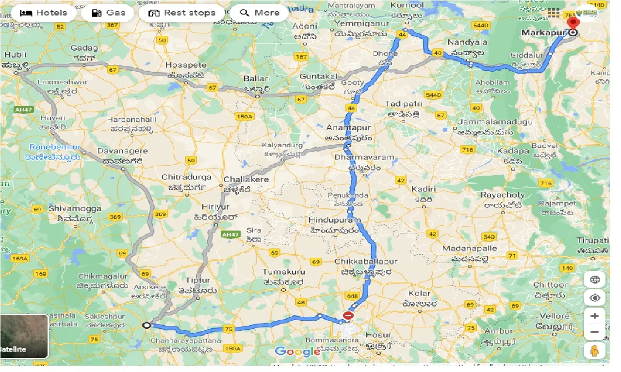 hassan-to-markapur-one-way