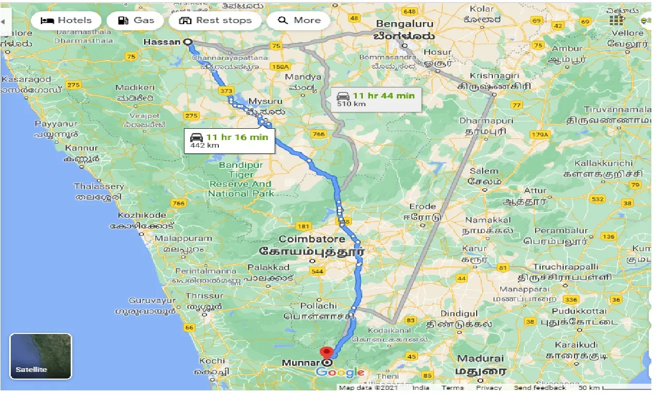 hassan-to-munnar-one-way