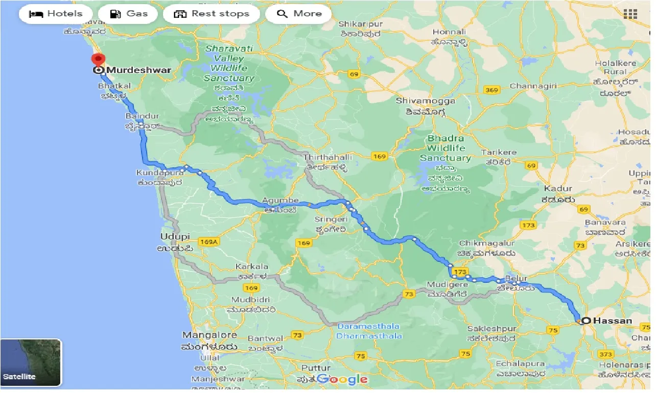 hassan-to-murdeshwar-one-way