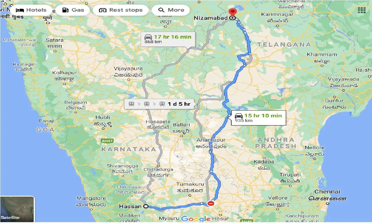 hassan-to-nizamabad-taxi