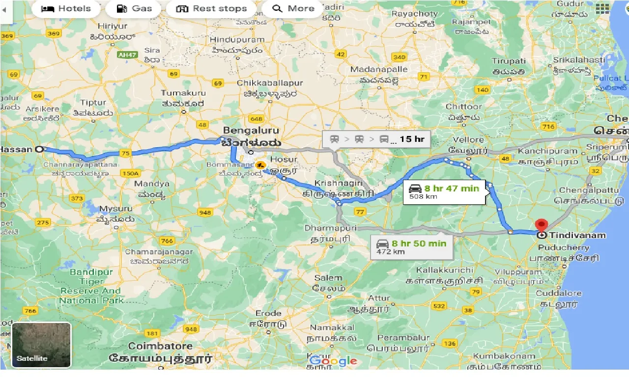 hassan-to-tindivanam-one-way