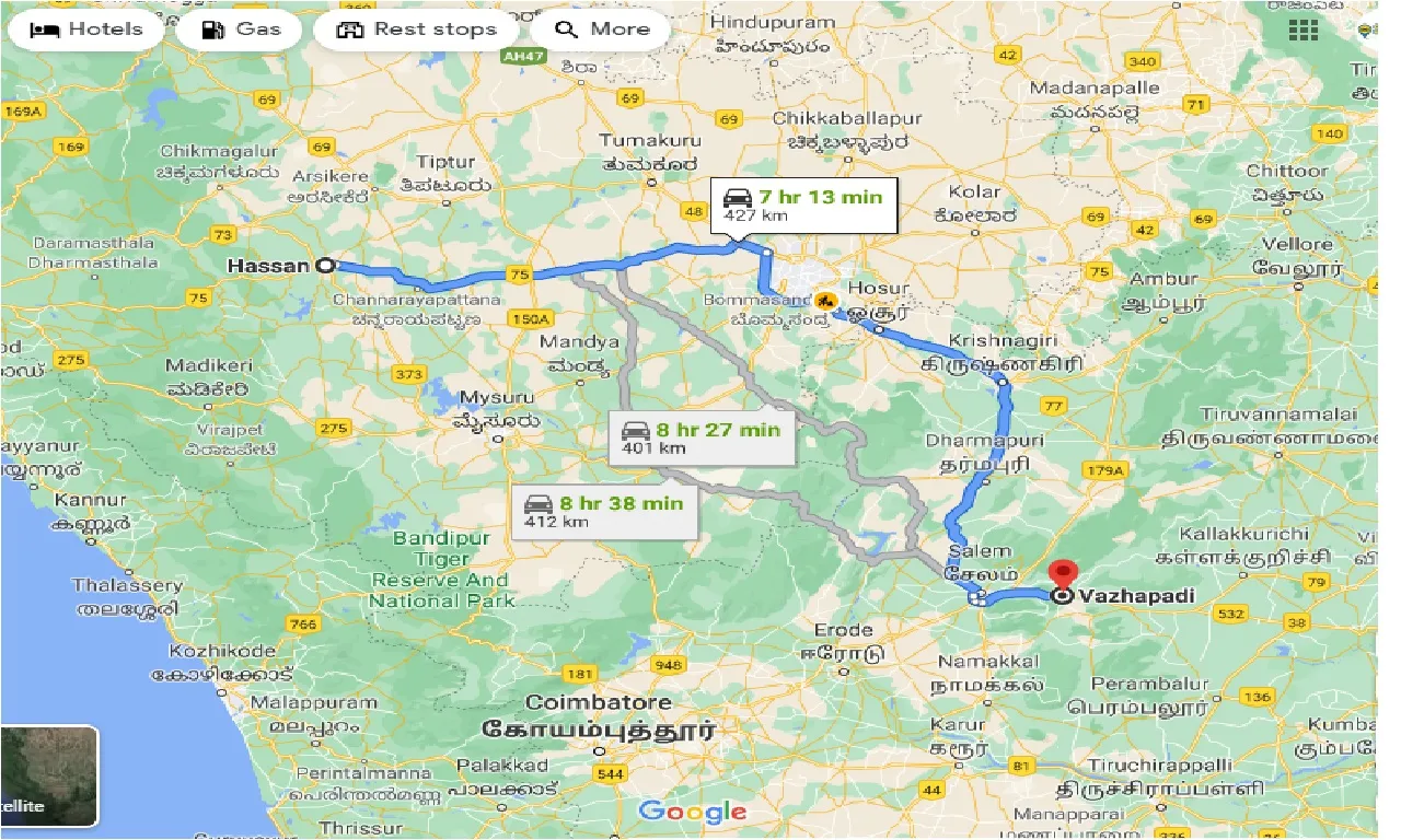 hassan-to-vazhapadi-one-way