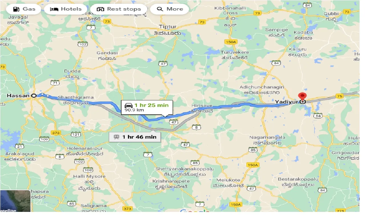 hassan-to-yediyur-one-way