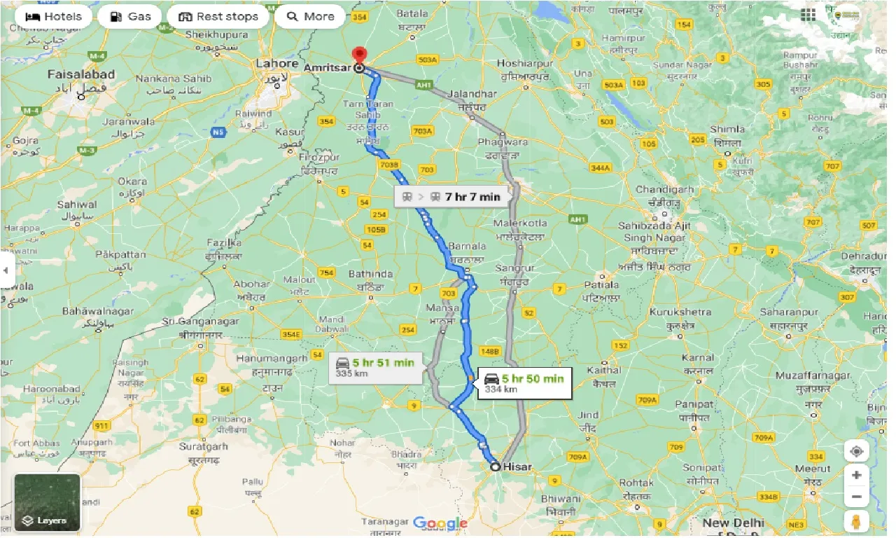hisar-to-amritsar-one-way