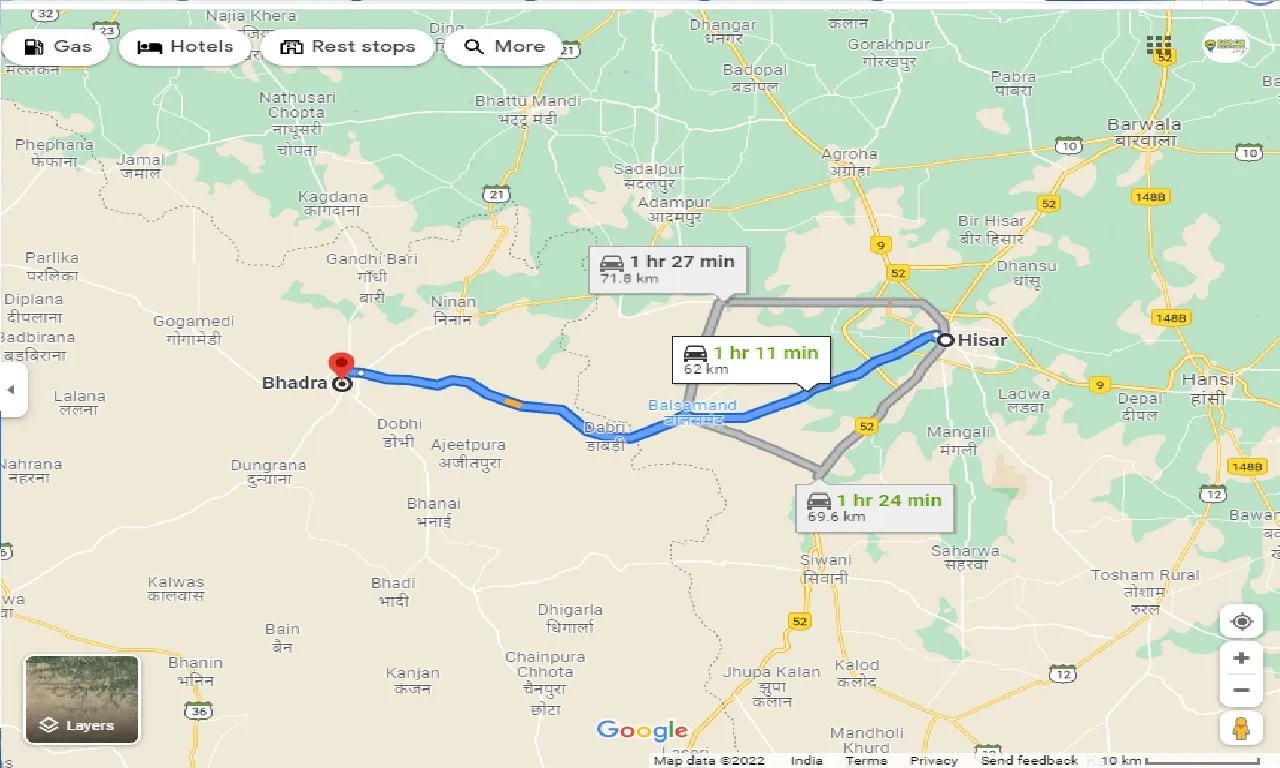hisar-to-bhadra-taxi