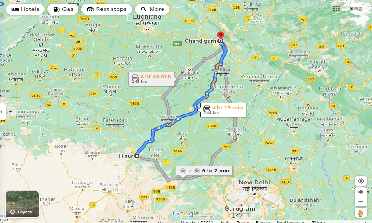 hisar-to-chandigarh-one-way