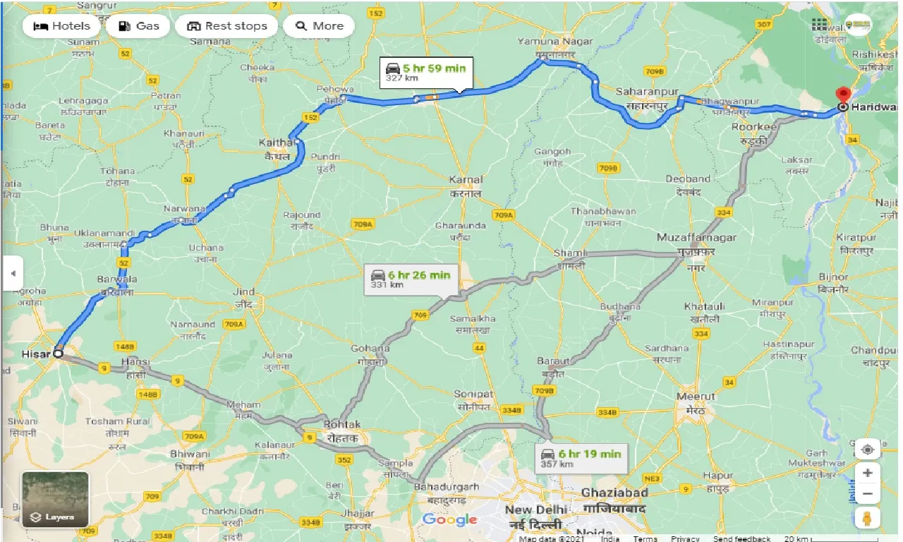 hisar-to-haridwar-one-way