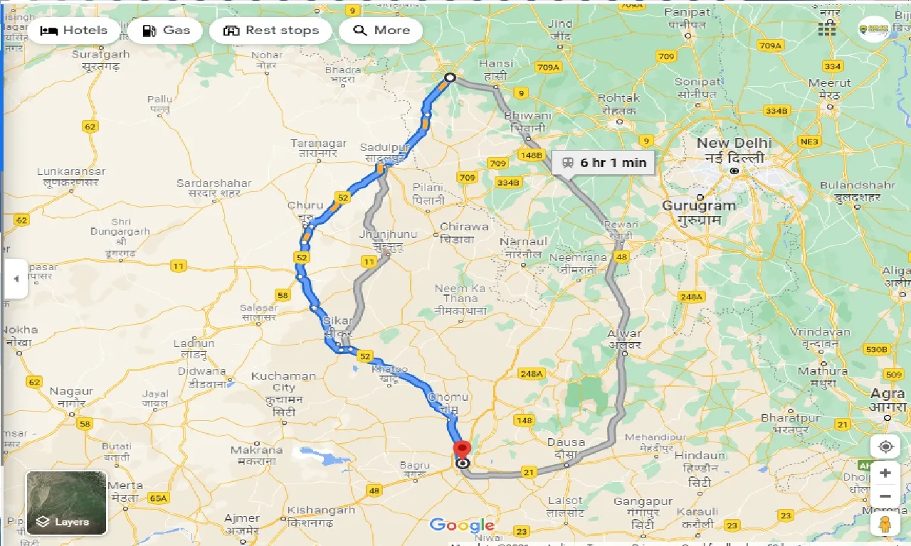 hisar-to-jaipur-round-trip