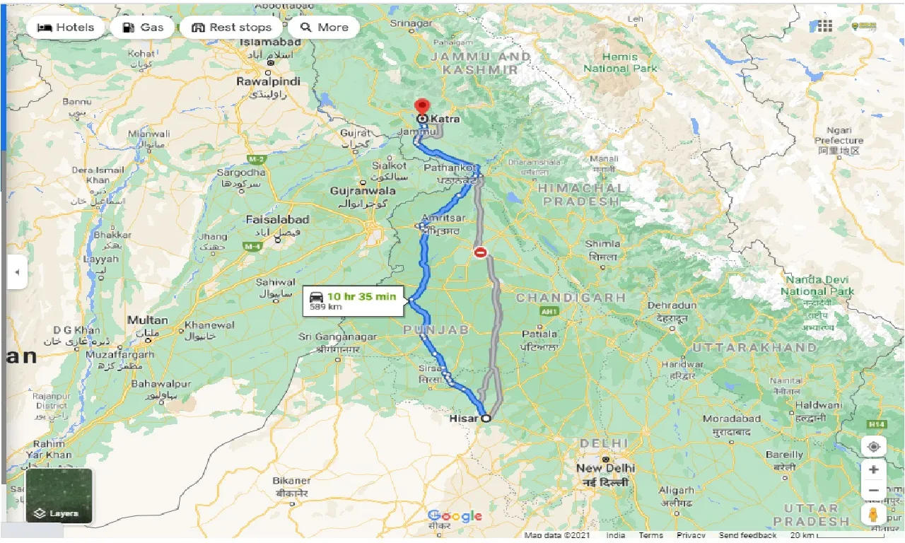 hisar-to-katra-one-way