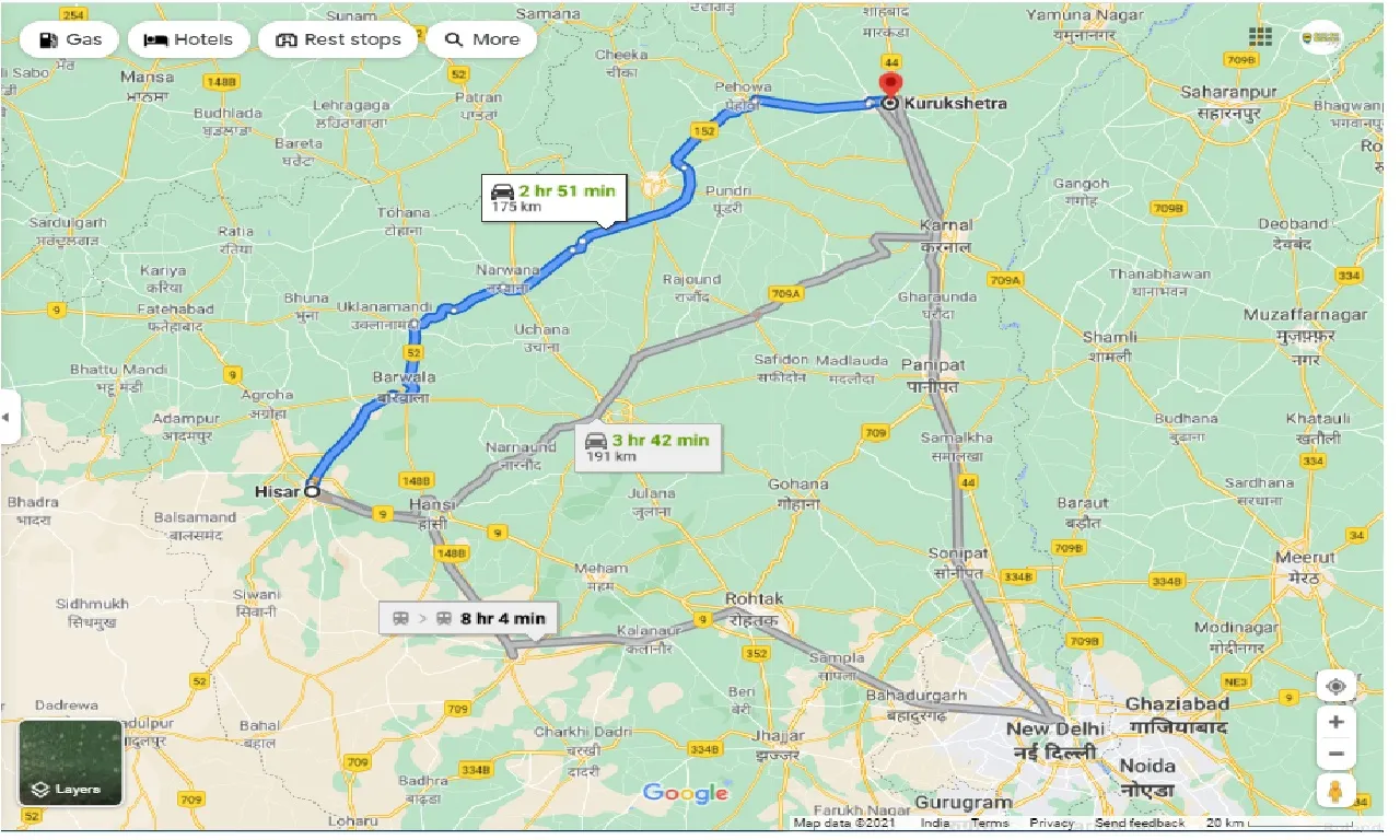 hisar-to-kurukshetra-one-way