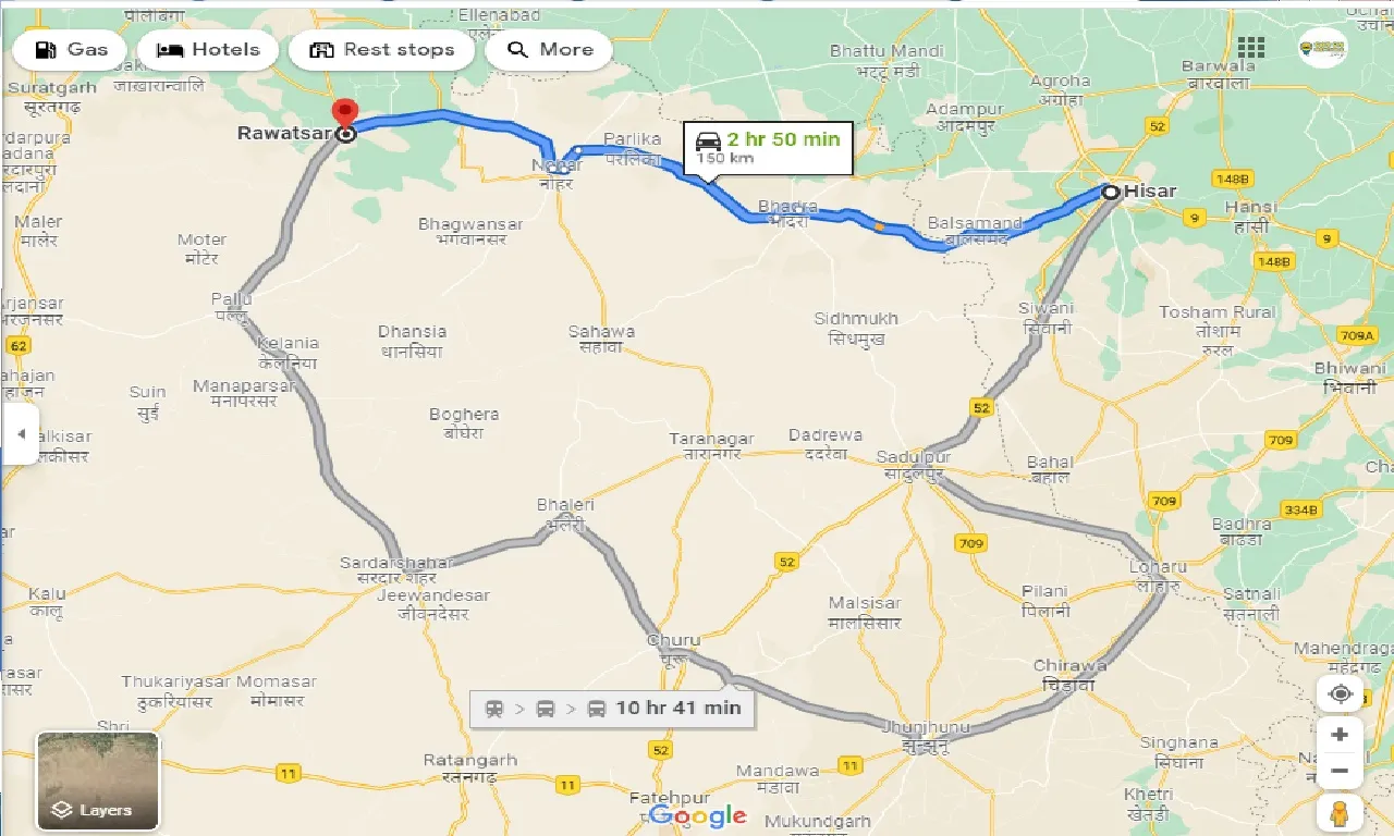 hisar-to-rawatsar-taxi