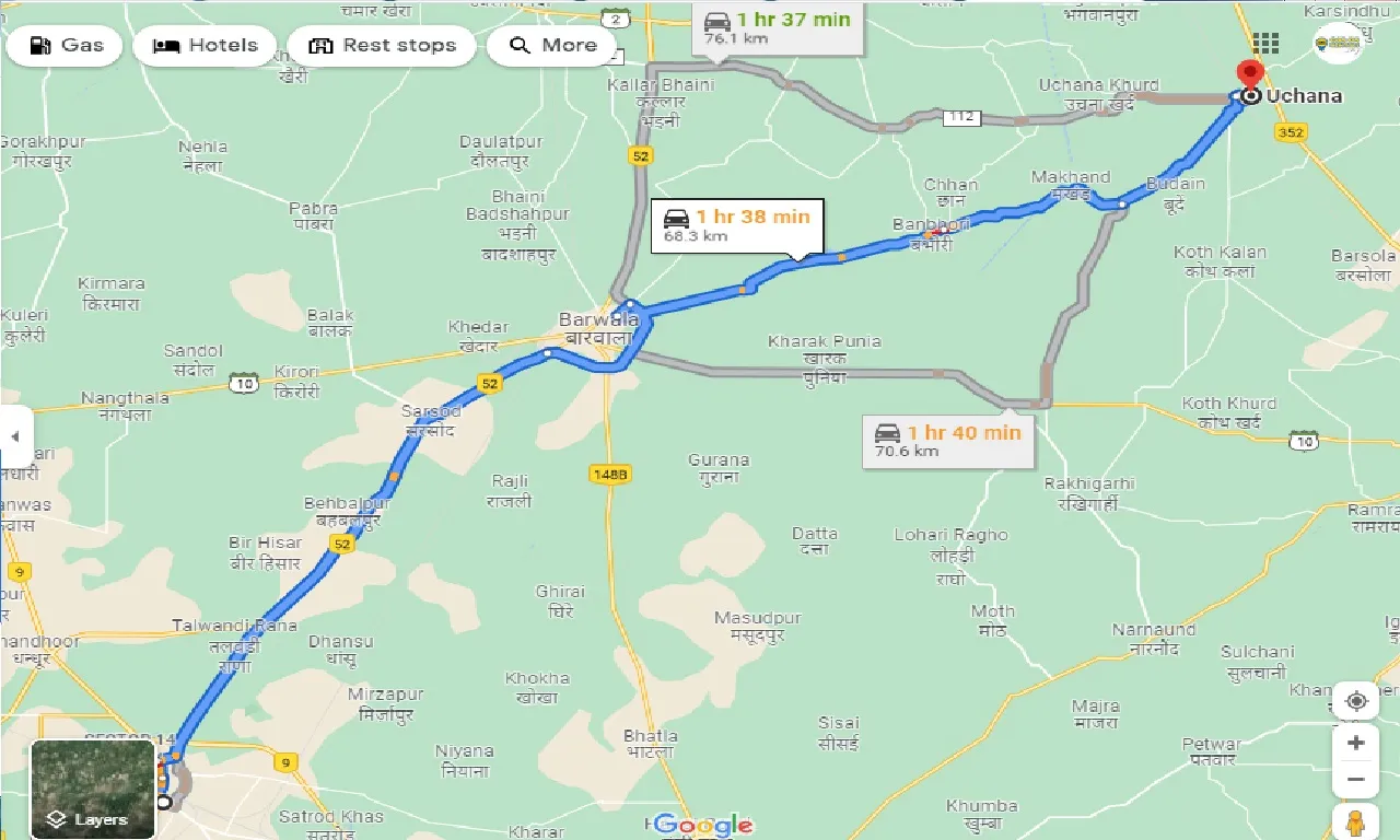 hisar-to-uchana-one-way