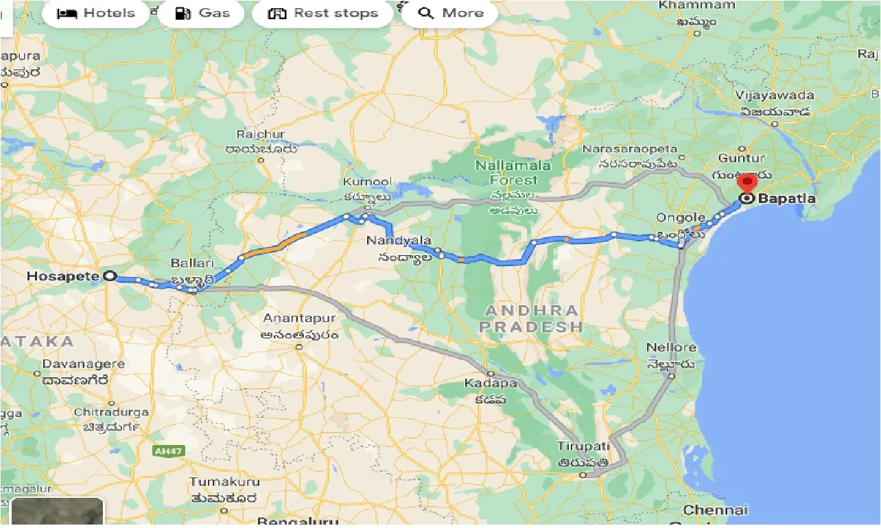 hosapete-to-bapatla-taxi