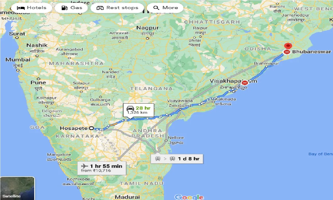 hosapete-to-bhubaneswar-taxi