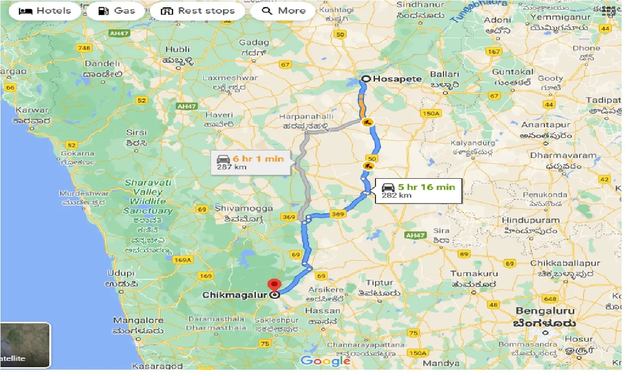 hosapete-to-chikmagalur-taxi