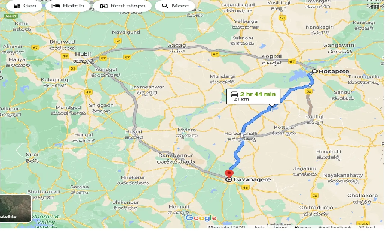 hosapete-to-davanagere-one-way