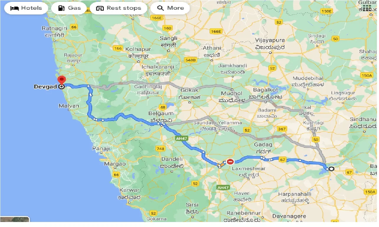hosapete-to-devgad-one-way