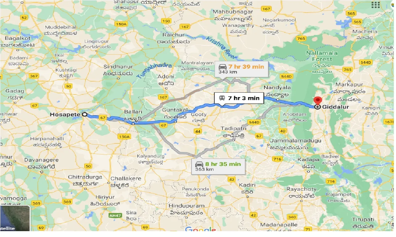 hosapete-to-giddalur-taxi