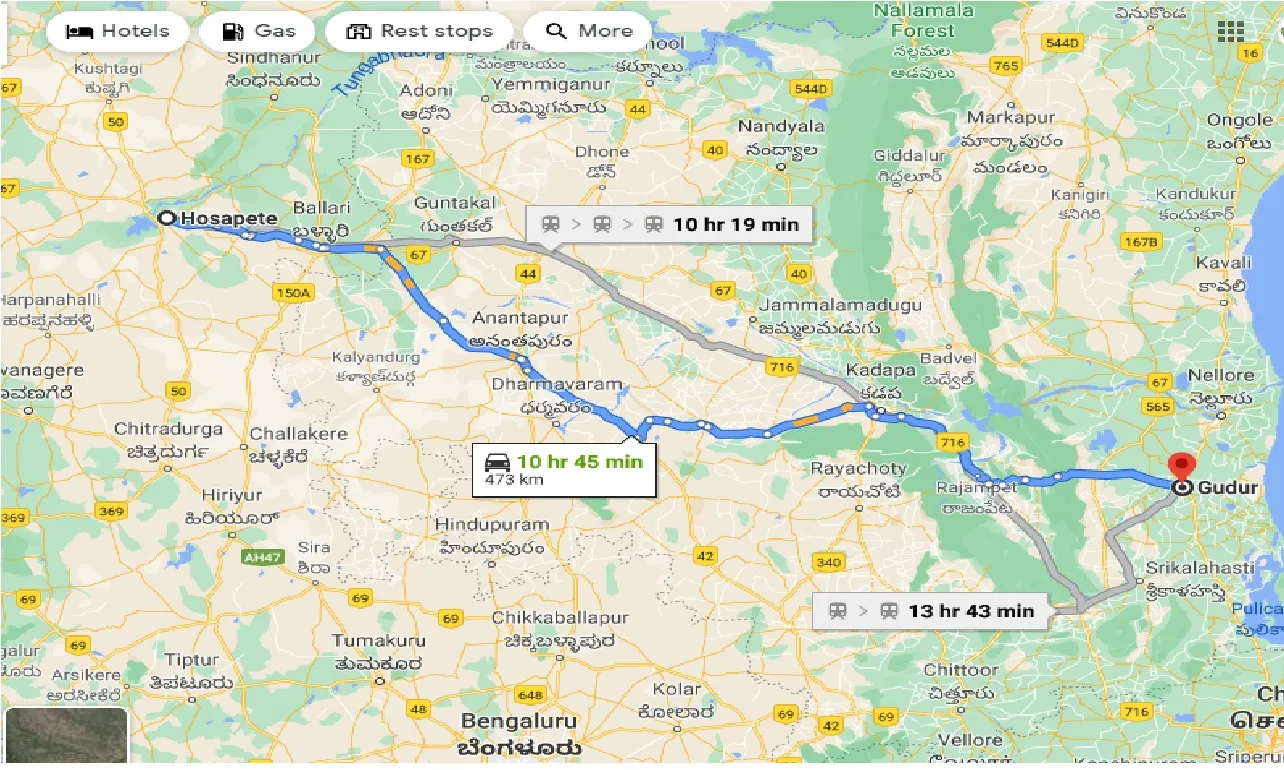 hosapete-to-gudur-taxi