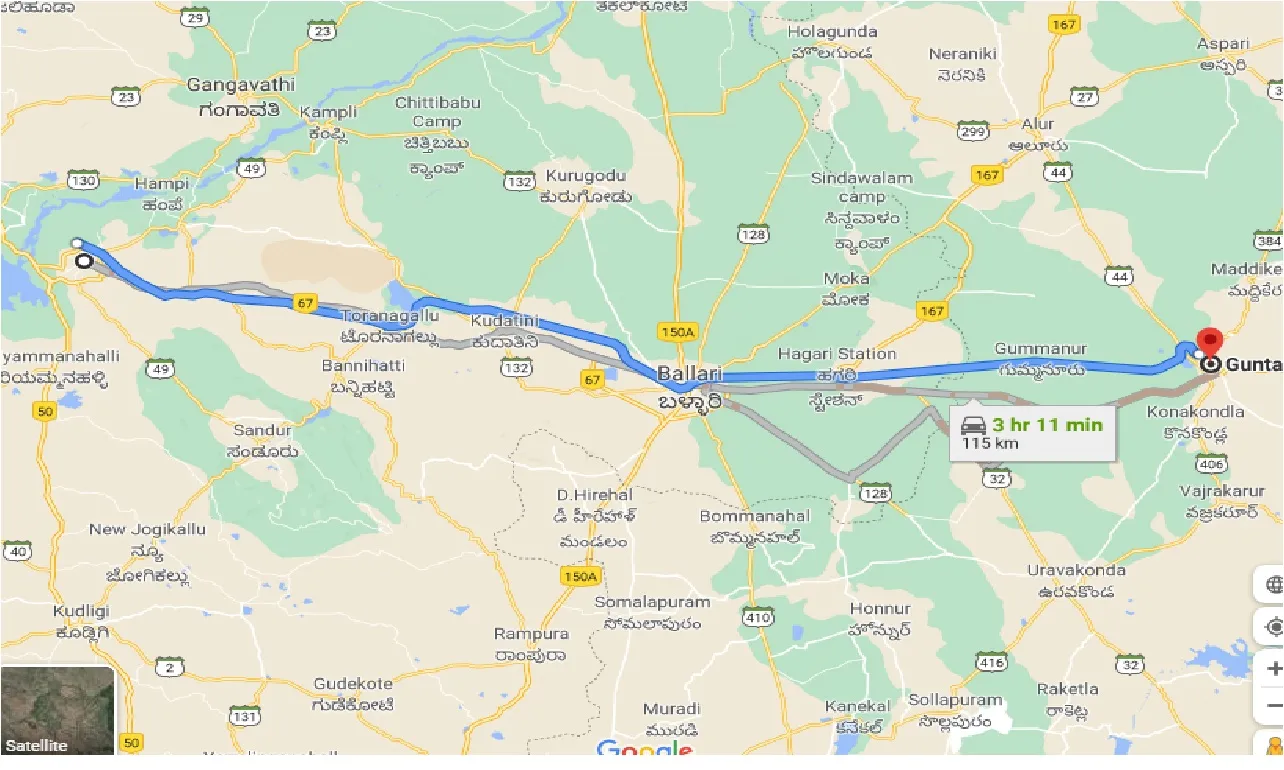 hosapete-to-guntakal-taxi
