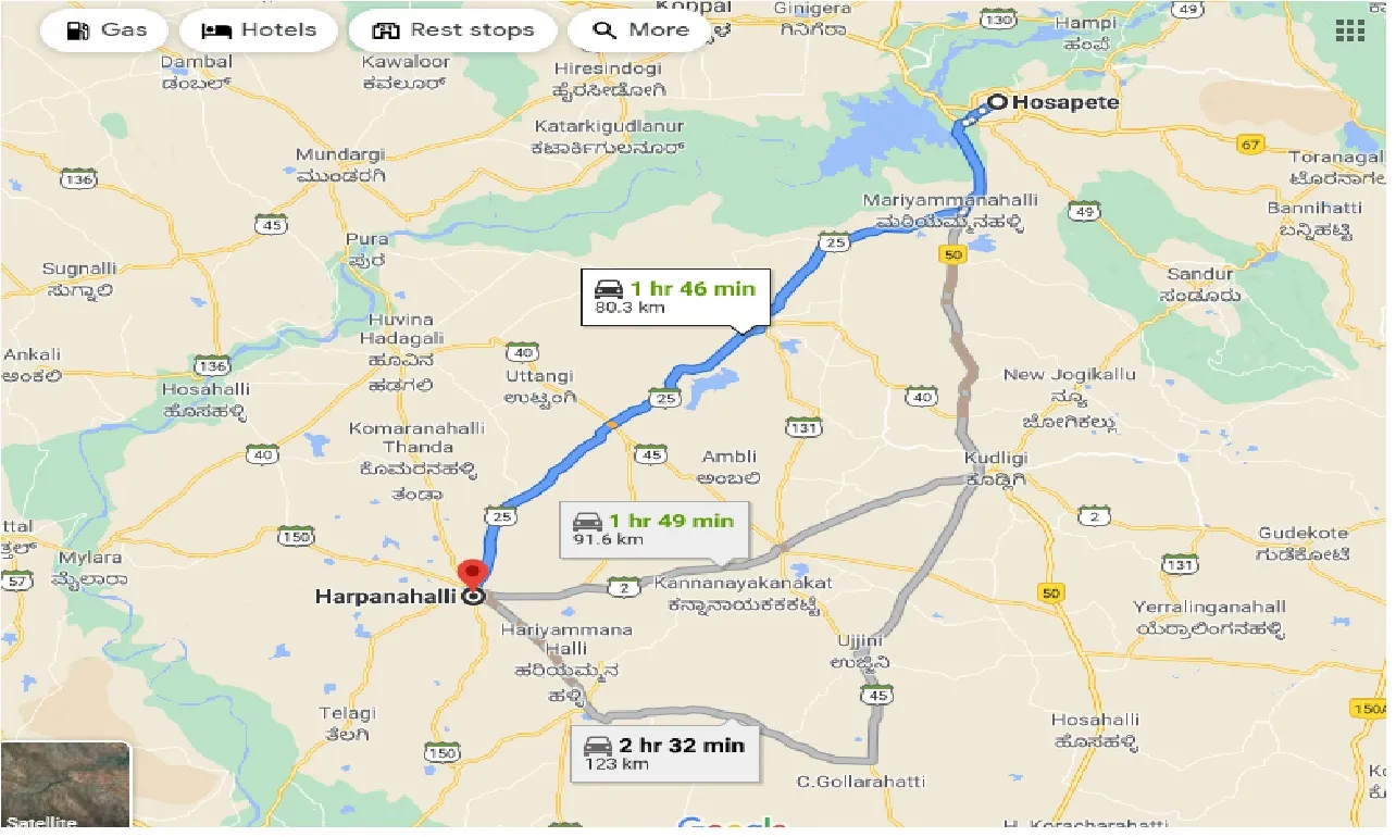hosapete-to-harpanahalli-taxi