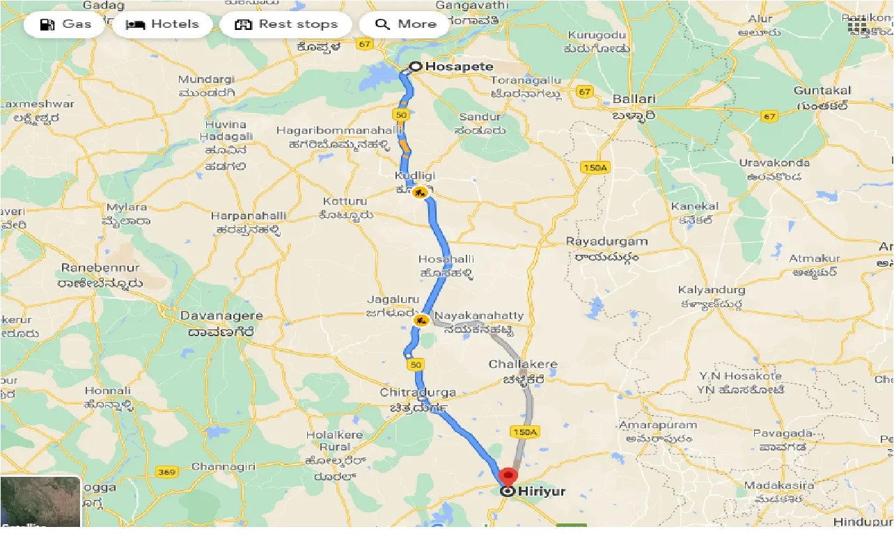 hosapete-to-hiriyur-taxi