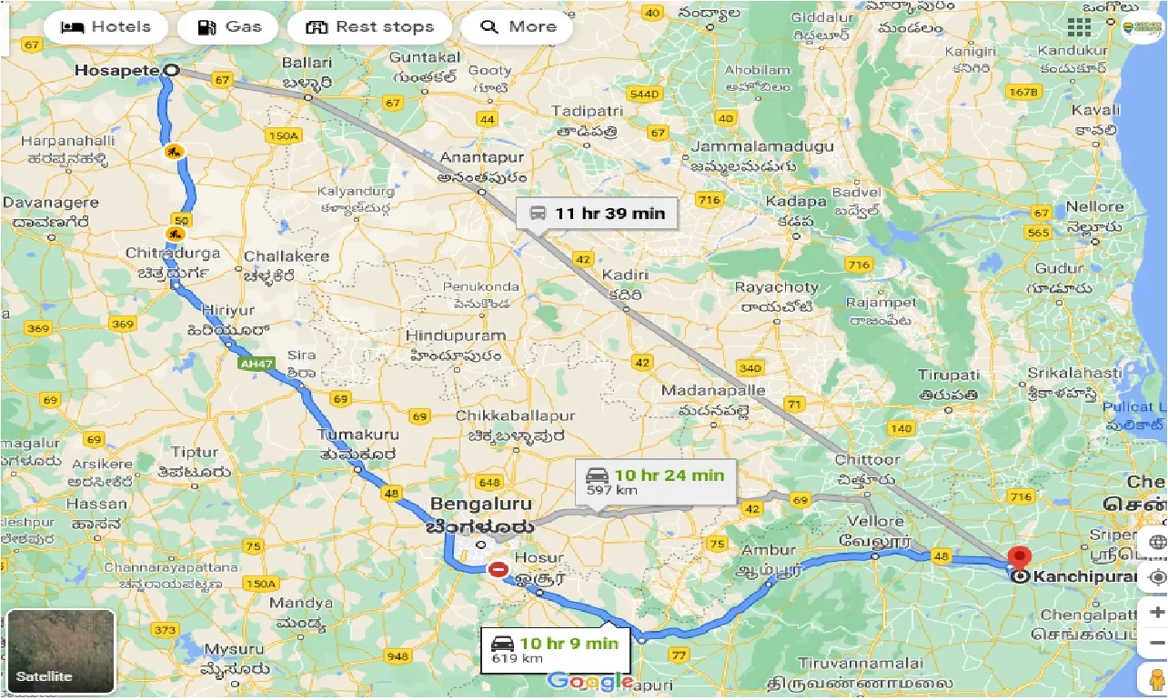 hosapete-to-kanchipuram-taxi