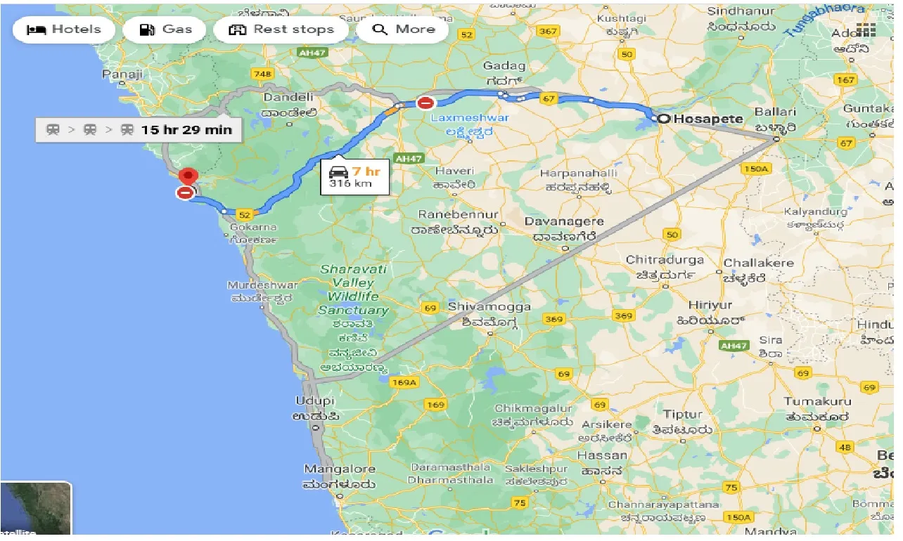 hosapete-to-karwar-one-way