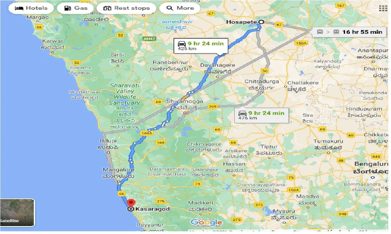 hosapete-to-kasaragod-taxi