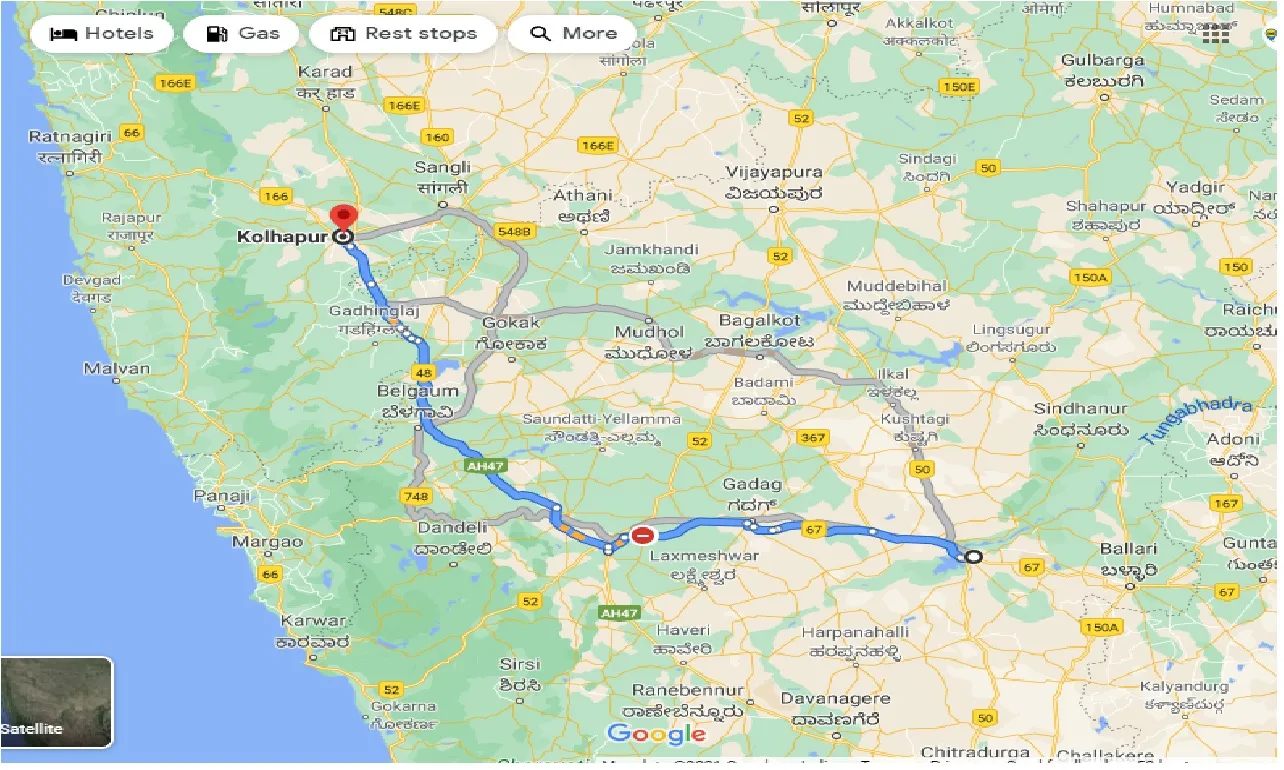 hosapete-to-kolhapur-one-way