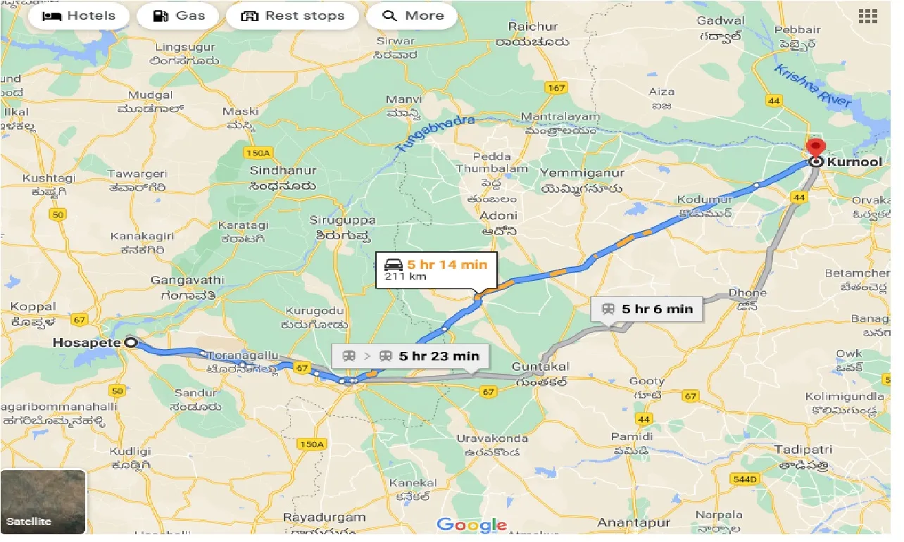 hosapete-to-kurnool-one-way