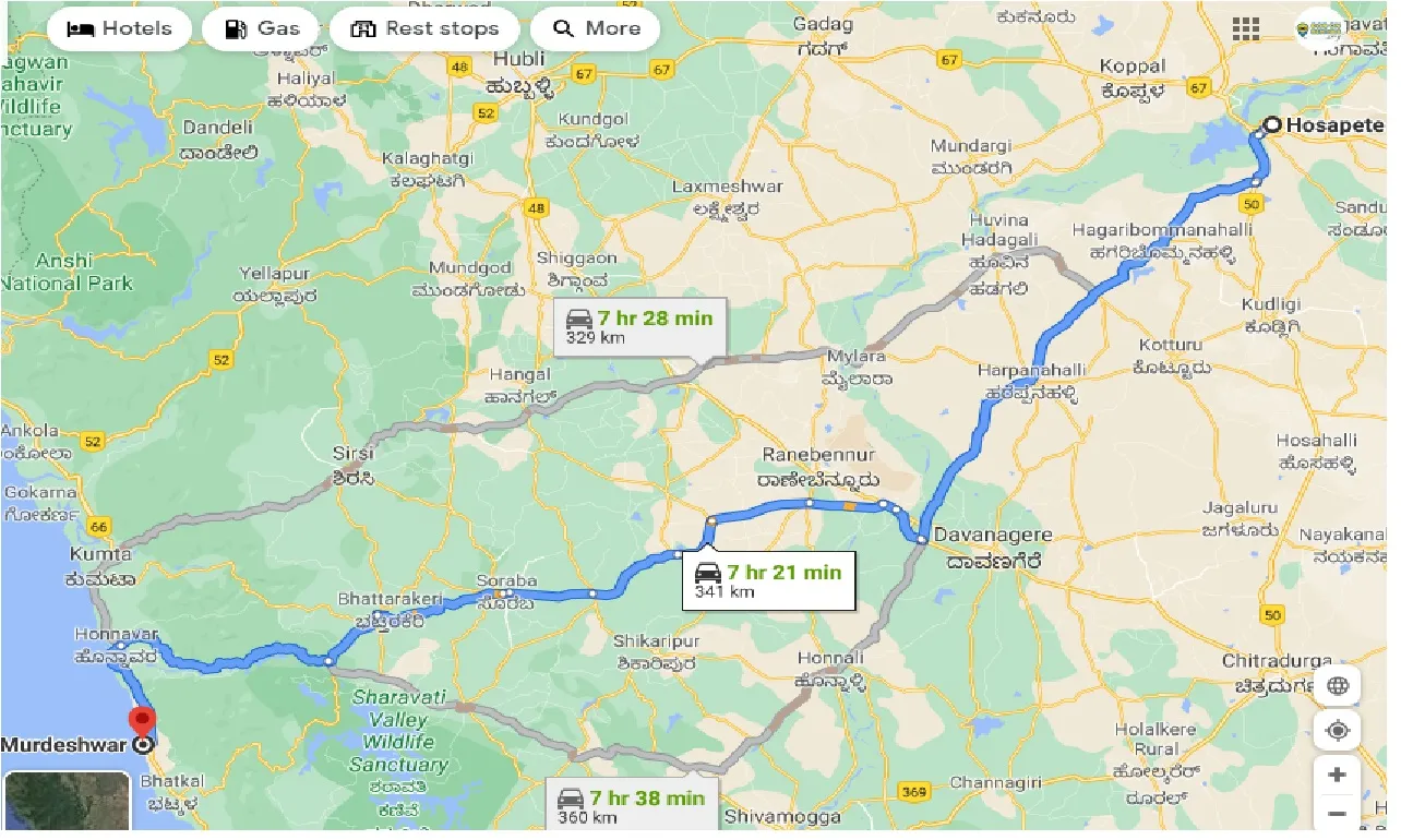 hosapete-to-murdeshwar-one-way