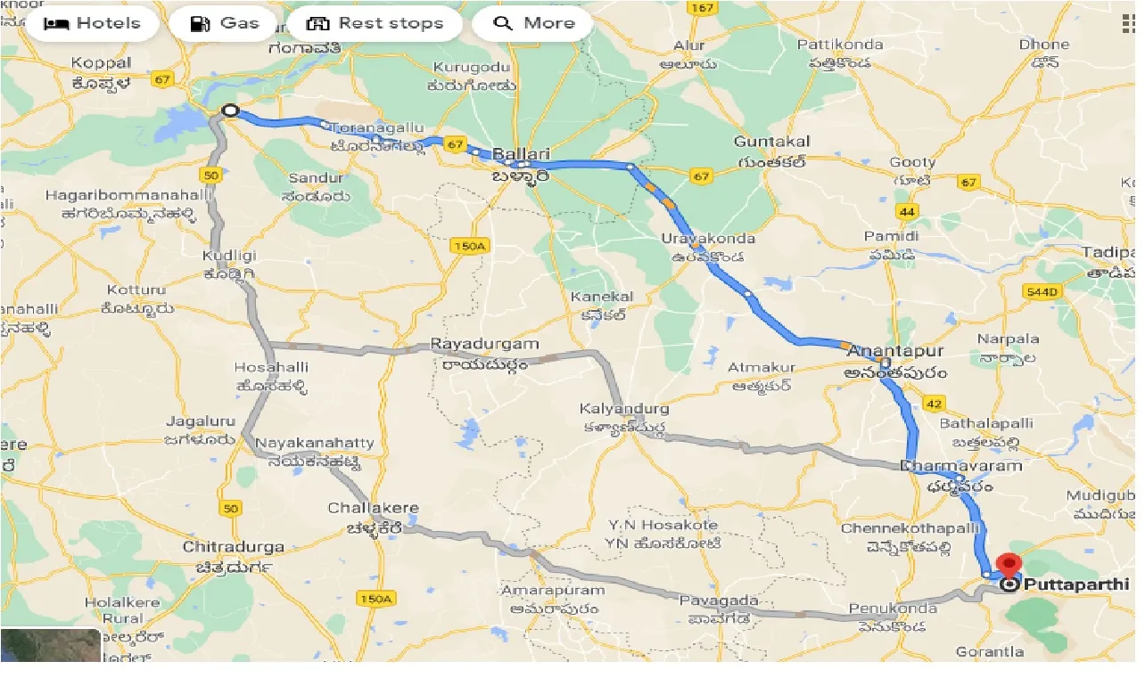 hosapete-to-puputtaparthiri-taxi