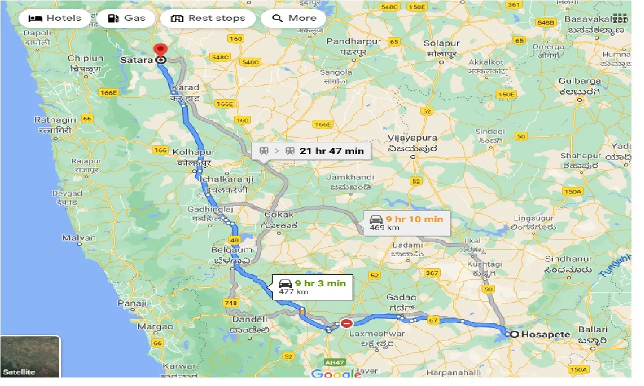 hosapete-to-satara-one-way