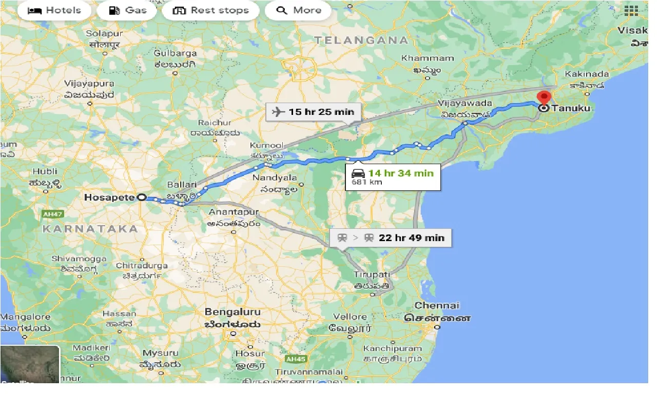 hosapete-to-tanuku-taxi