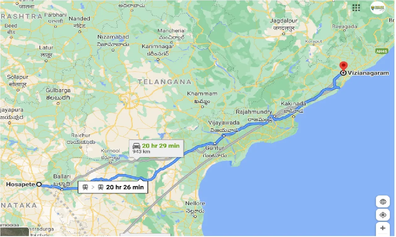 hosapete-to-vizianagaram-taxi