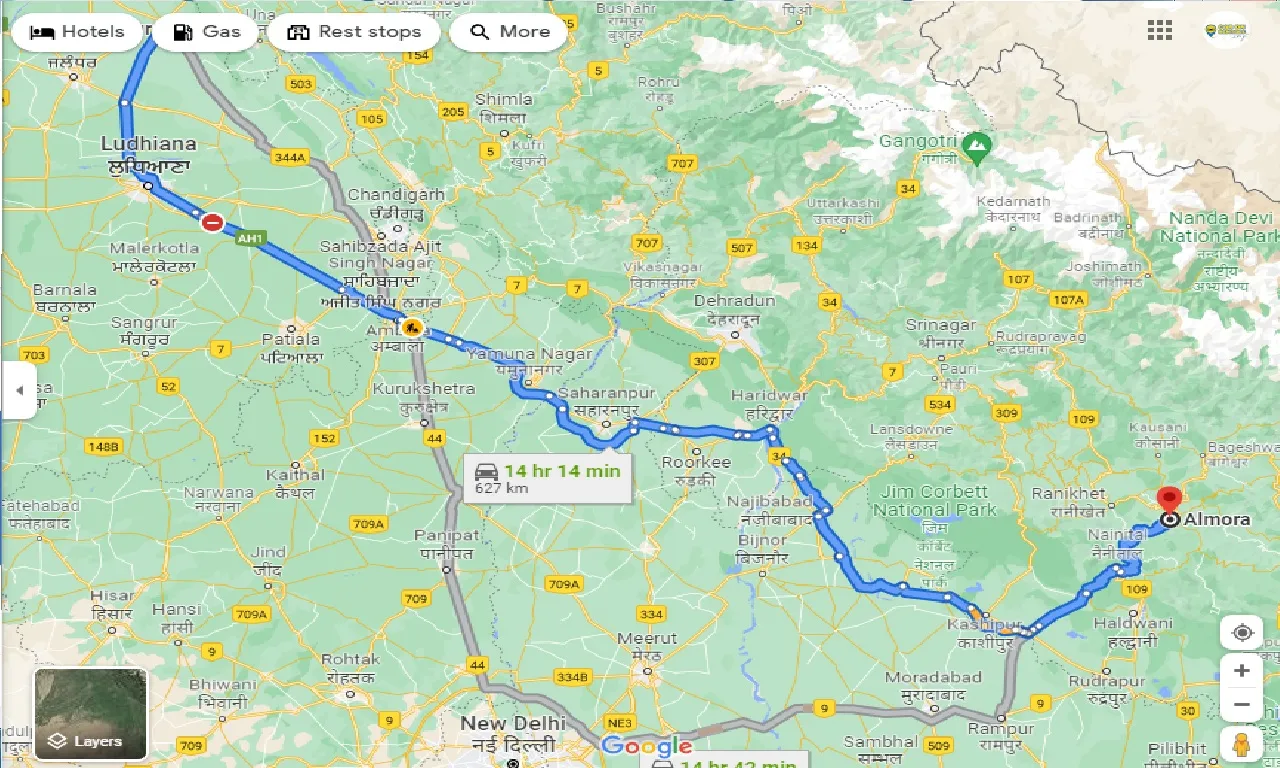 hoshiarpur-to-almora-taxi