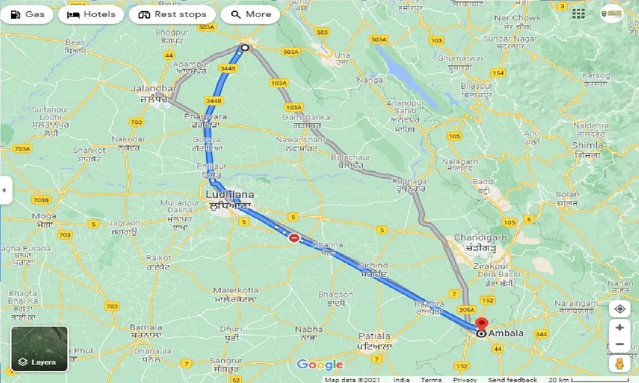 hoshiarpur-to-ambala-one-way