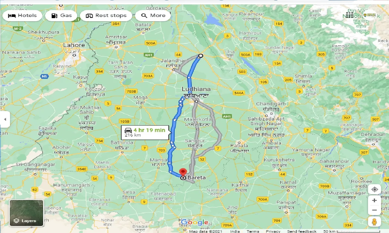 hoshiarpur-to-bareta-one-way