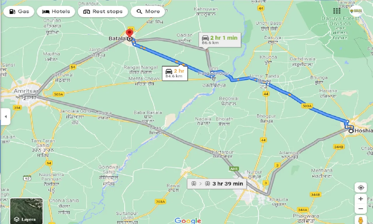 hoshiarpur-to-batala-taxi