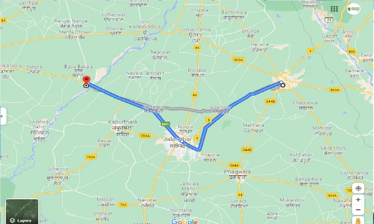 hoshiarpur-to-beas-one-way