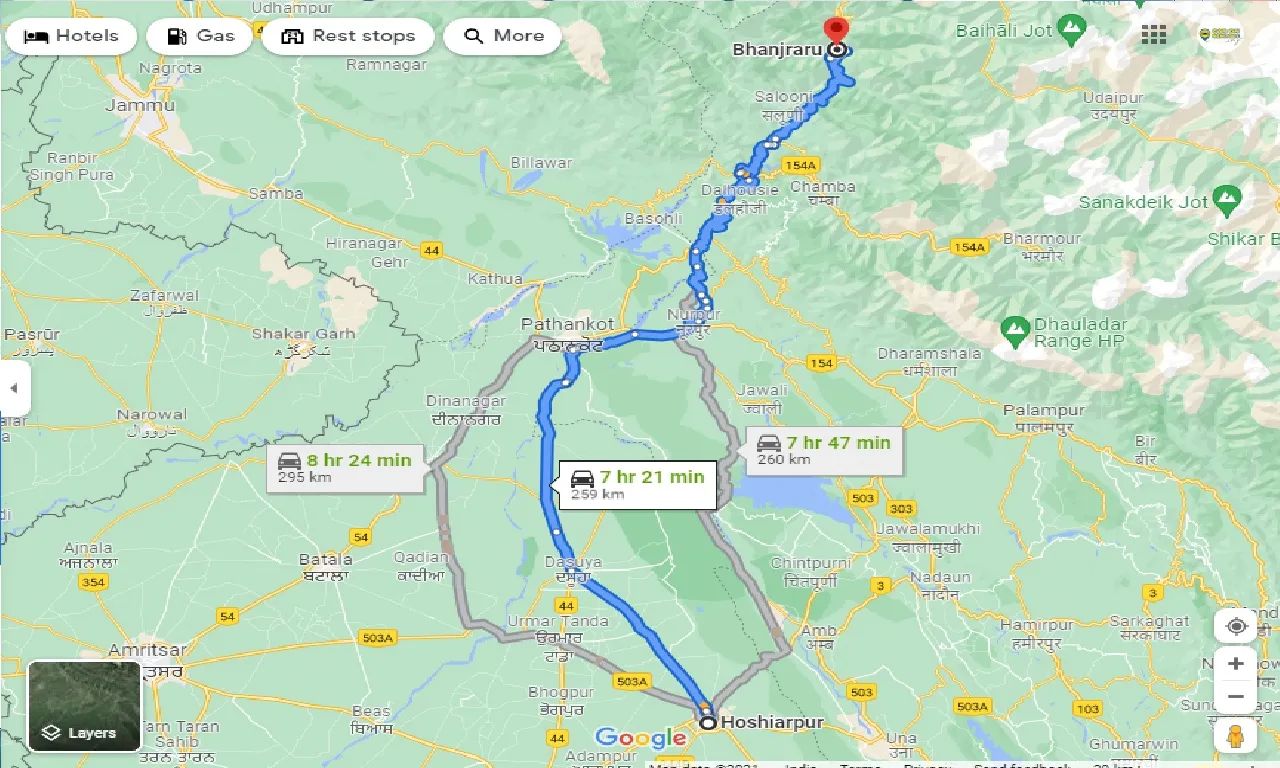 hoshiarpur-to-bhanjraru-one-way