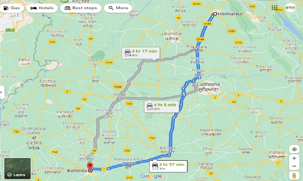 hoshiarpur-to-bhatinda-taxi